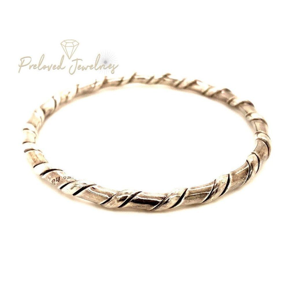 Mexican925twisted Bangle - image 1